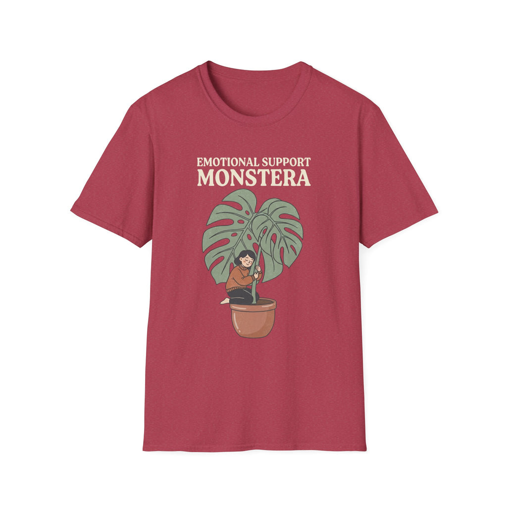 Emotional Support Monstera T-Shirt