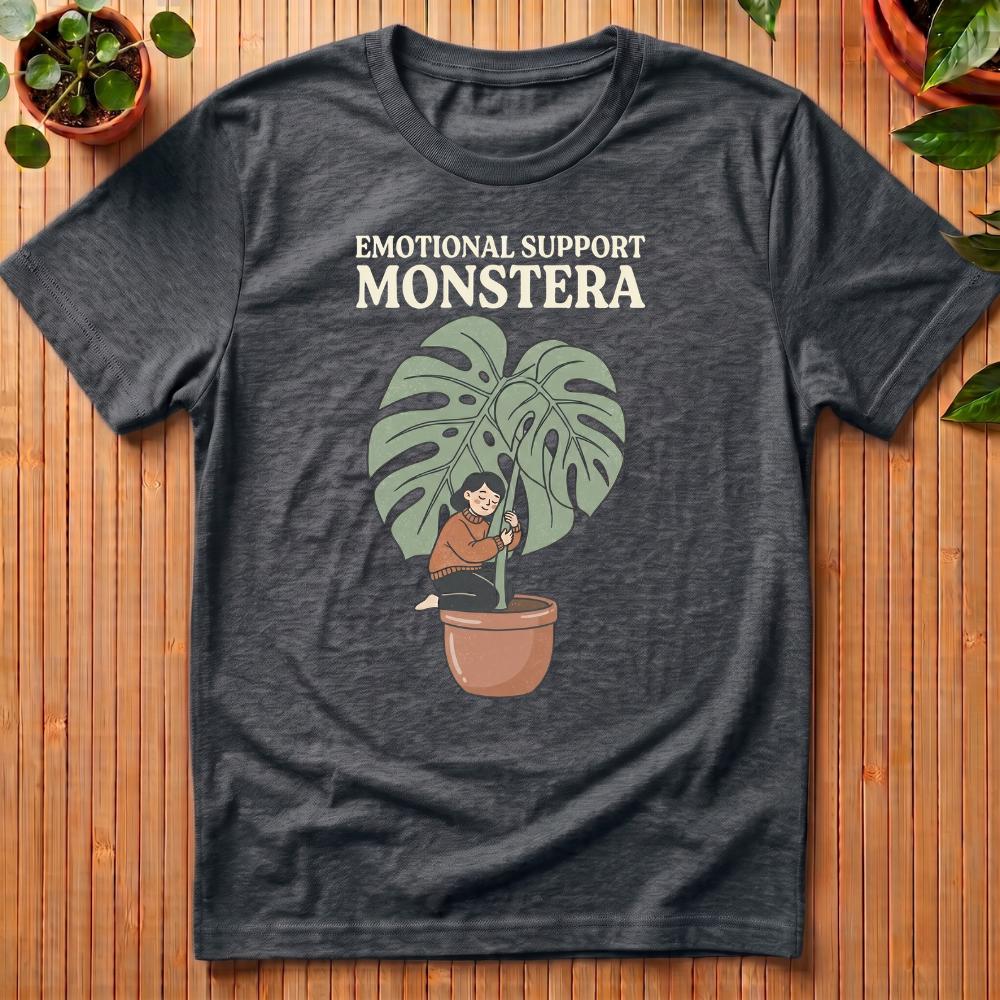 Emotional Support Monstera T-Shirt