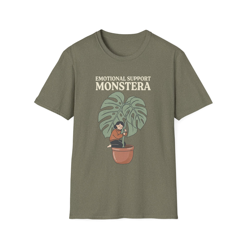 Emotional Support Monstera T-Shirt